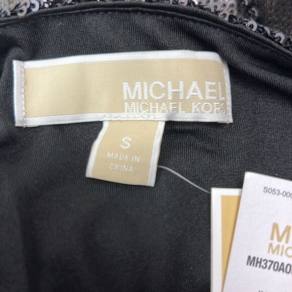 Michael Kors Sequined A-line midi Skirt, Style # MH370AOBS6 NWT size small - Picture 9 of 14